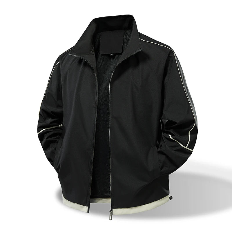 New Men's Jacket 2025 Spring Autumn Thin Windproof Jacket Men's Casual Mountaineering Camping Waterproof Coat Men Clothing