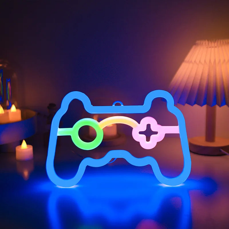 Gamepad Neon LED Light – Vibrant, Portable & Perfect for Any Space