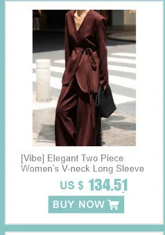 Elegant Women's Trouser Suits Long Sleeve O-Neck Top With Belt Solid Wide Leg Pants Female Suit 2025 Spring 2 Pieces Set Women