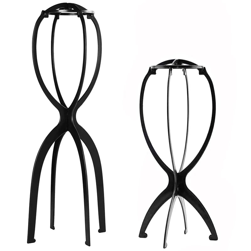 2-Piece Collapsible Wig Stand Set