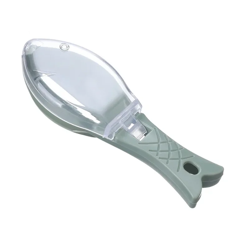 Ralladores de Escamas de Pescado Raspador Herramienta de Limpieza de Pescado Dispositivo para Raspar Escamas con Tapa Herramienta de Cocina para Cocinar Pescado Herramientas de Cocina