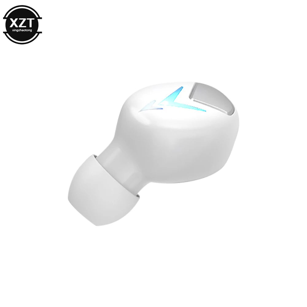 New Mini Invisible Bluetooth 5.0 Headphone TWS Wireless Sports Earphone Handsfree Single Headset Microphone For Smartphone