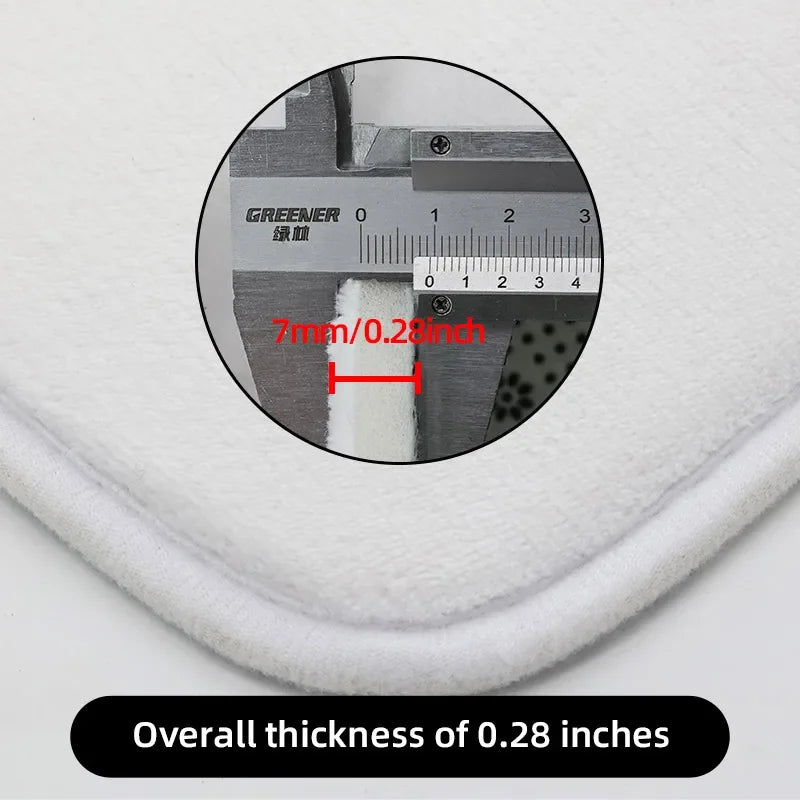 Drip blood element door mat, bedroom anti slip foot mat, shower room small carpet, absorbent foot mat, machine washable