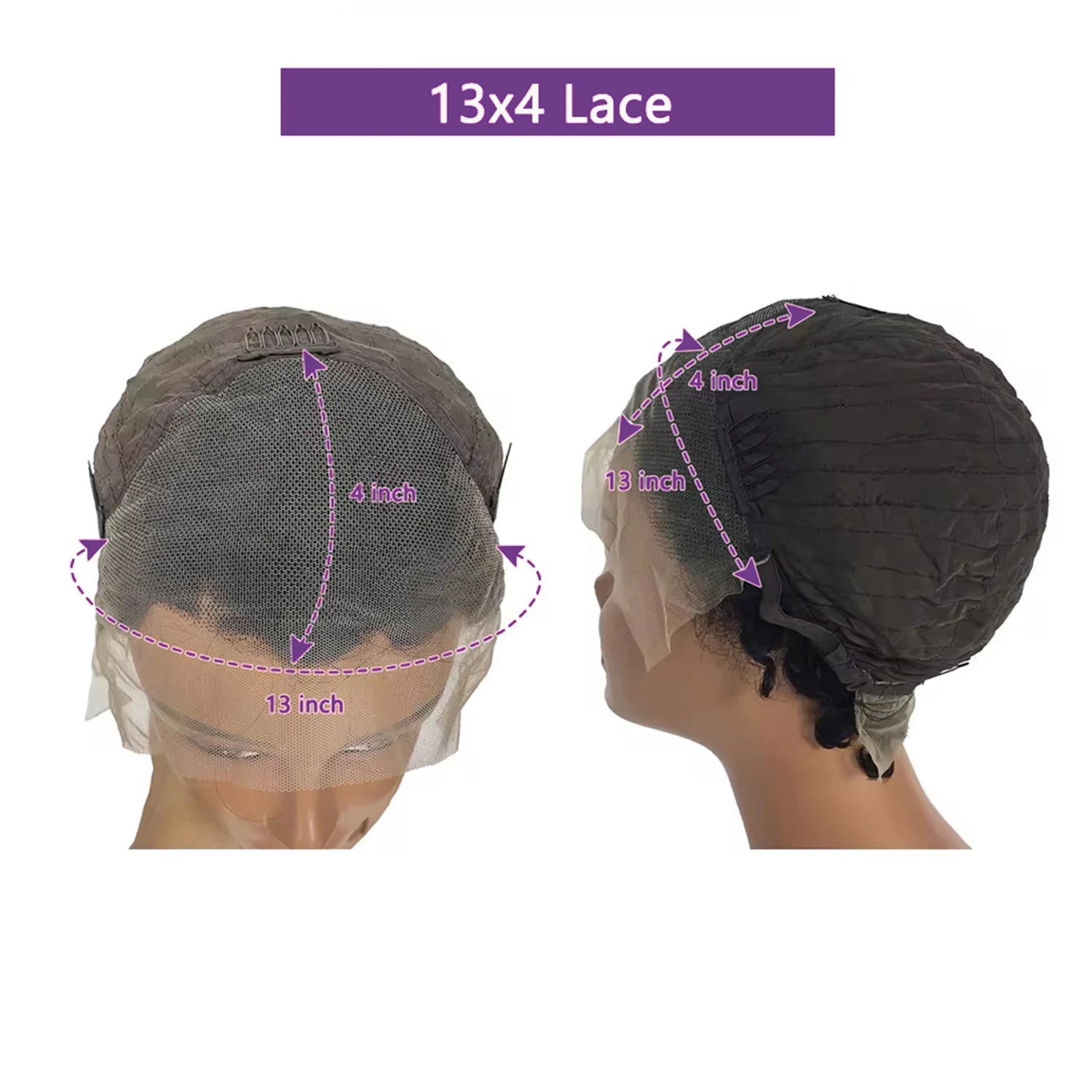 Peluca Pixie Cut de Cabello Humano Corto Rizado 13x1 13x4 Lace Front Pelucas de Cabello Humano Negro Natural Peluca Pixie Rizada Profunda para Mujeres Negras