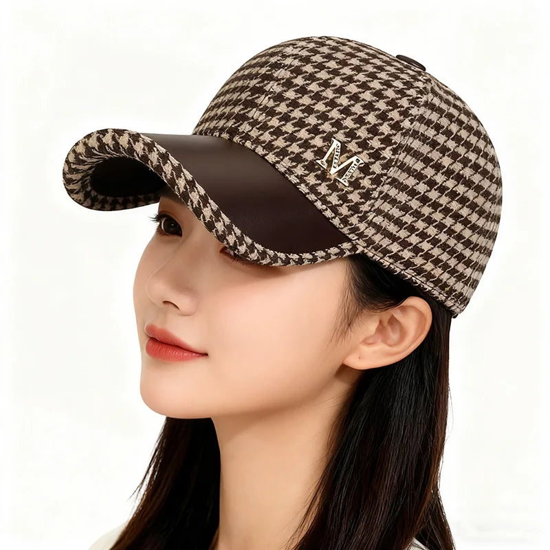 Houndstooth Baseball Cap