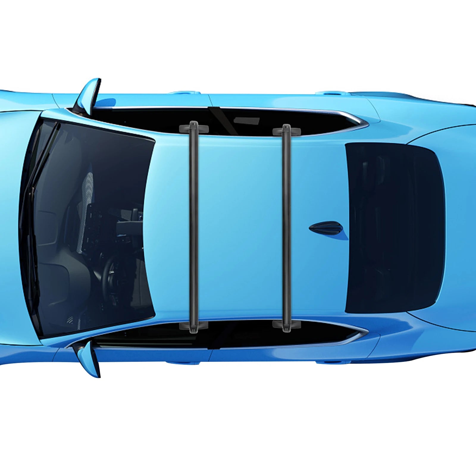 Universal Car Roof Rack with Lock 100cm Aluminum Roof Rack Luggage Carrier Universal Use for 4 or 5 Door Cars
