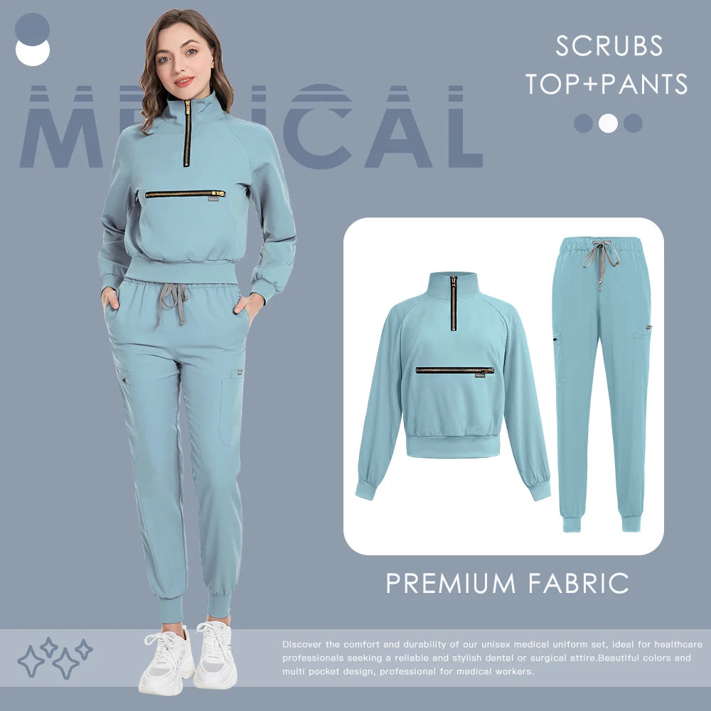 Wholesale Dentistry Workwear Operating Room Work Scrubs Set Hospital Doctor Clothes Medical Nurse Uniforms Clinical Surgery Suit