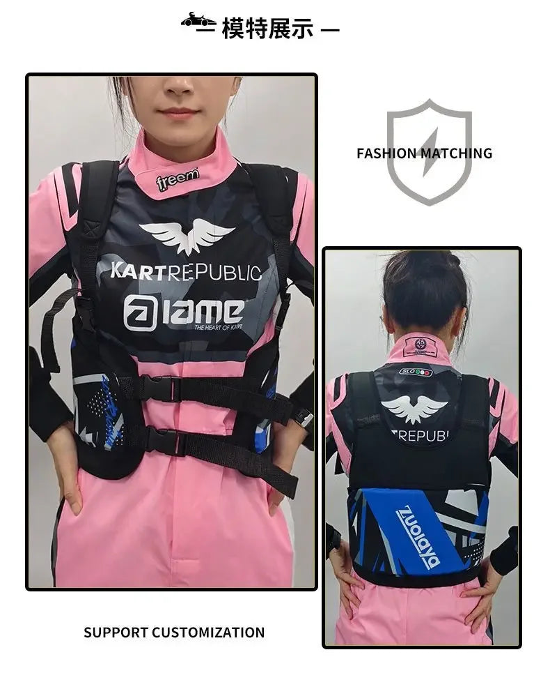 Kart Racing Gear Rib Protection Adult Children's Entertainment Riding Equipment Adjustable Safety Gear Karting Club Equipment