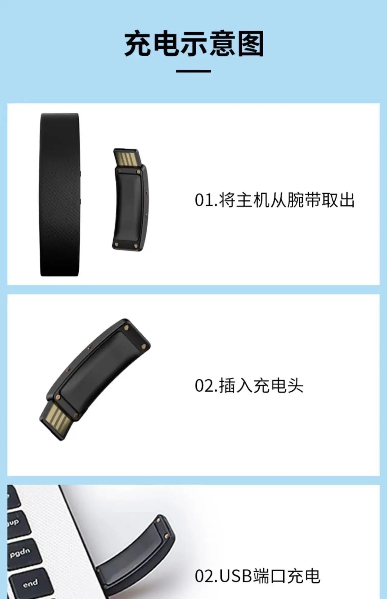 Smart Watch Sports Bracelet Smart Bracelet With Vibrating Alarm Clock Running Step Counting Bracelet for Male and Female Student