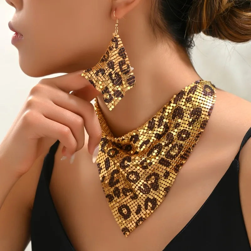 Leopard Print Jewelry Set