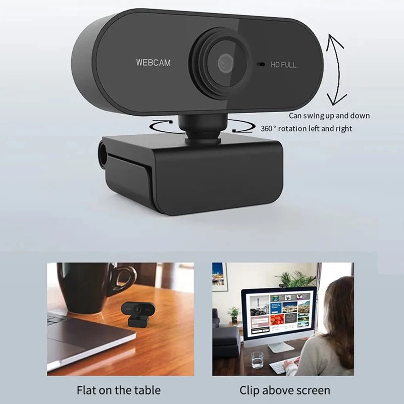 New Webcam Streaming Web Camera 1080p 30fps Autofocus With Mic Usb 2.0 Web Camera For Pc Laptop Conference Camer