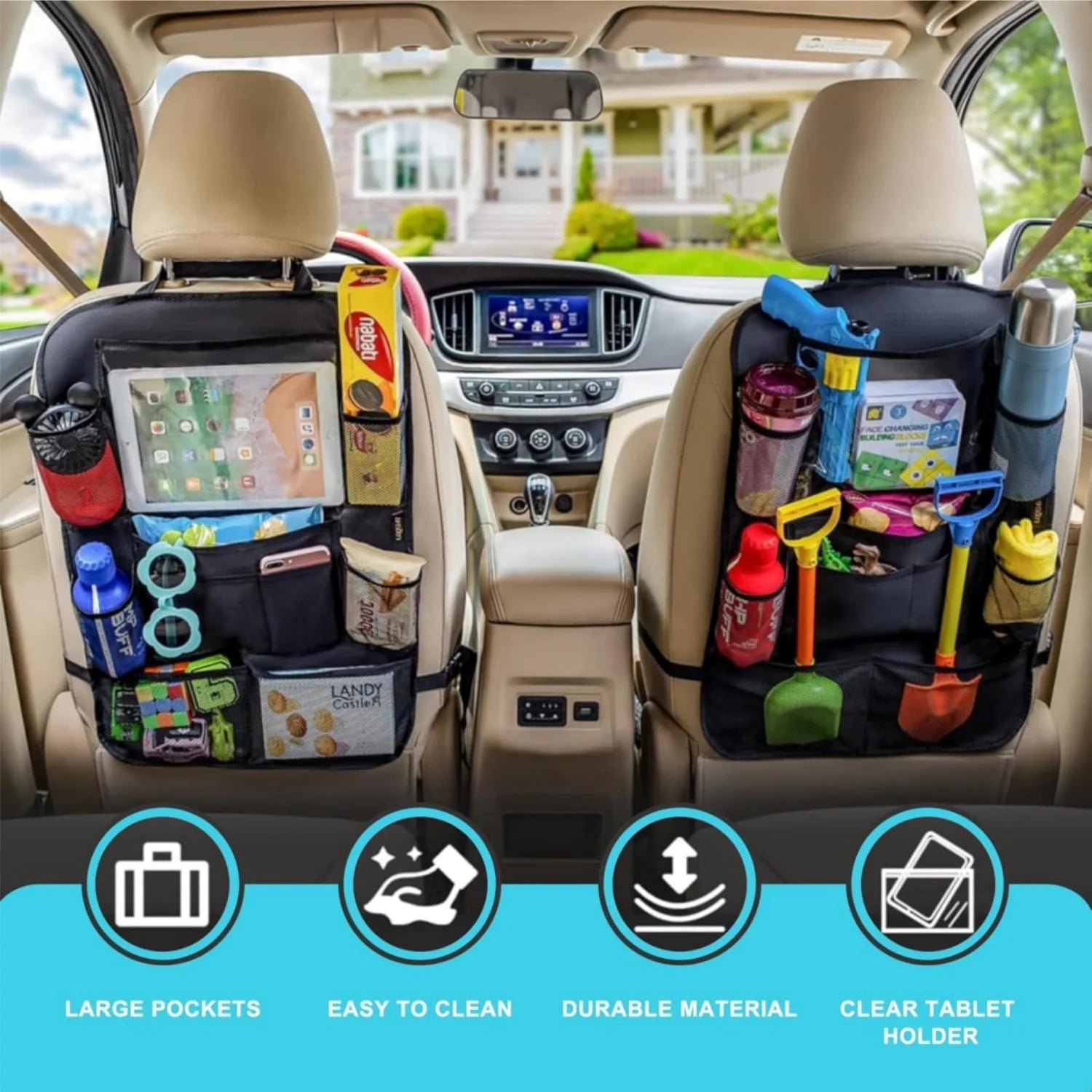 Organizador Universal para el Respaldo del Asiento del Coche