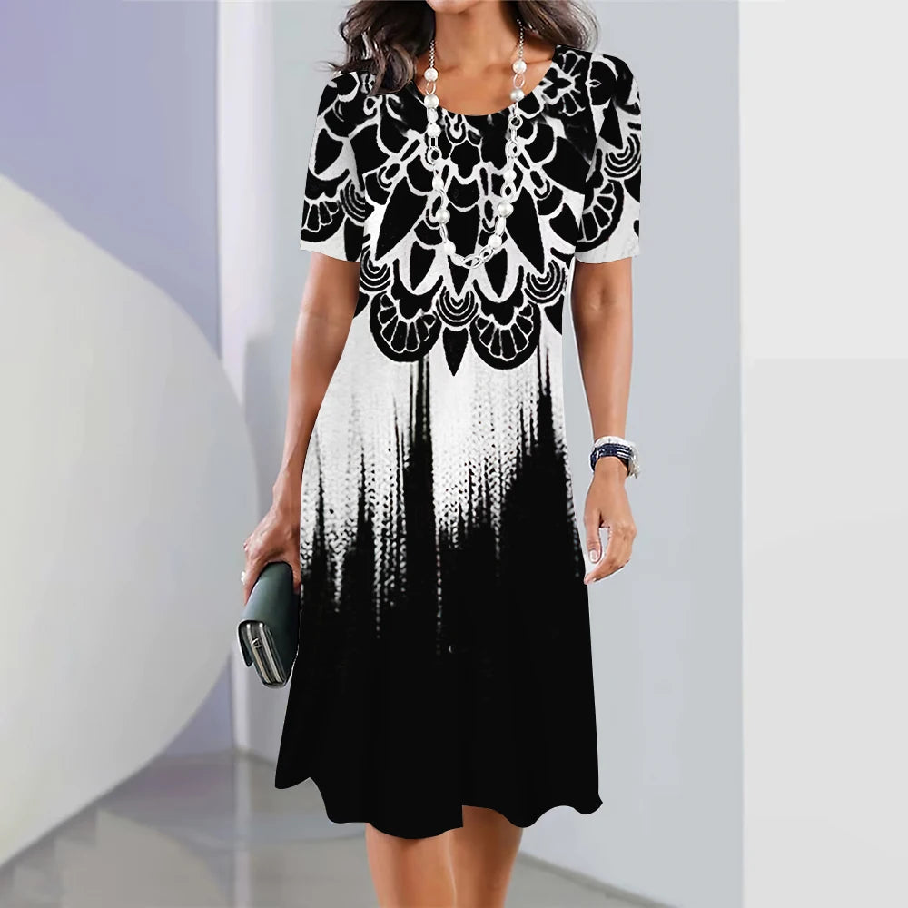 Vestido Elegante de Verano para Mujer – Tejido Suave y Fluido
