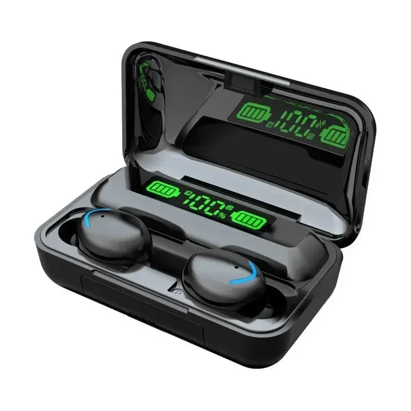 New Bluetooth Headphones 9D Stereo High Bass Sport Earphones Handfree Touch Control Tws Wireless Earbuds Waterproof Headset