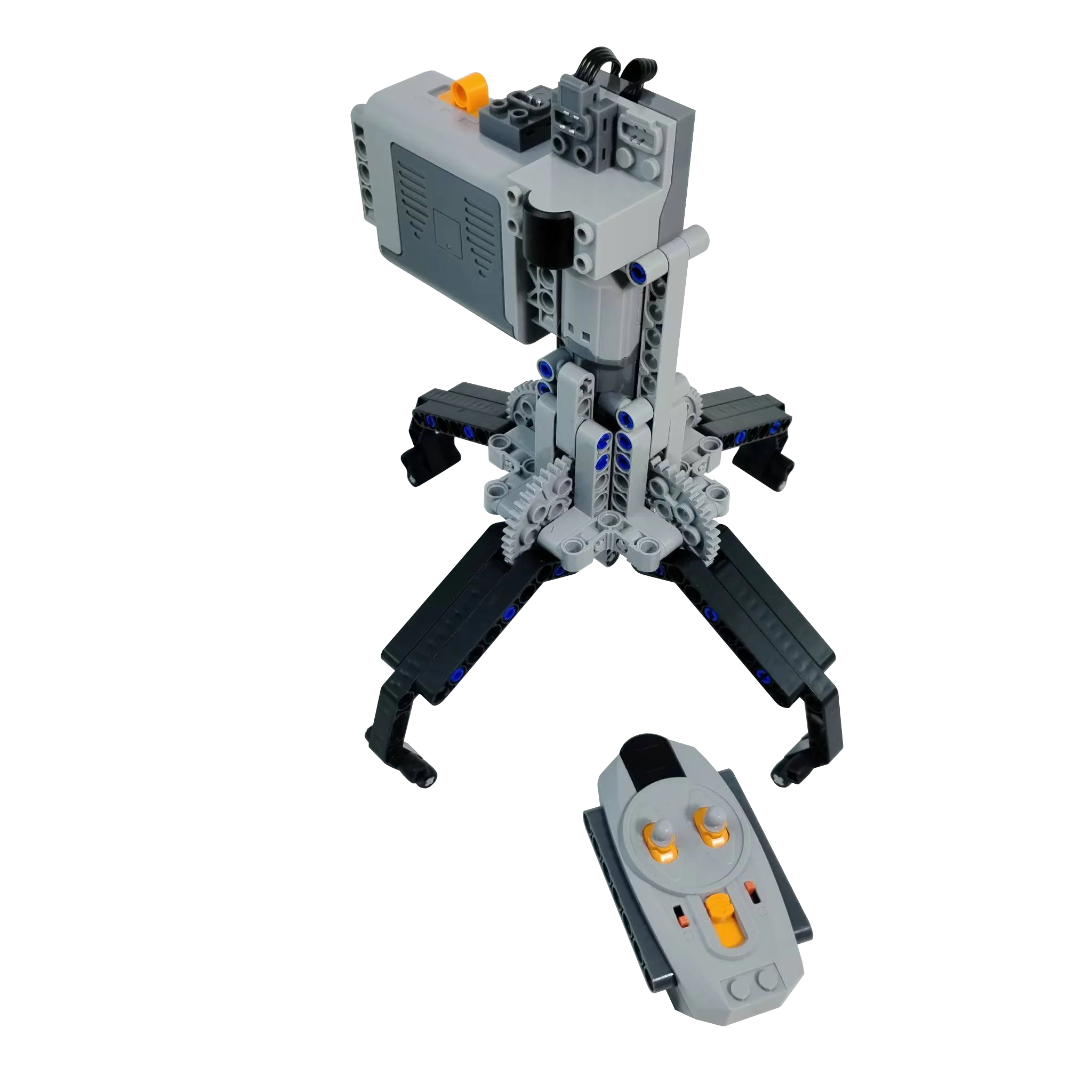 Bloques de construcción técnicos MOC Robot eléctrico RC Manipulador Brazo mecánico Pinza Garra Kit Juguetes educativos DIY para niños