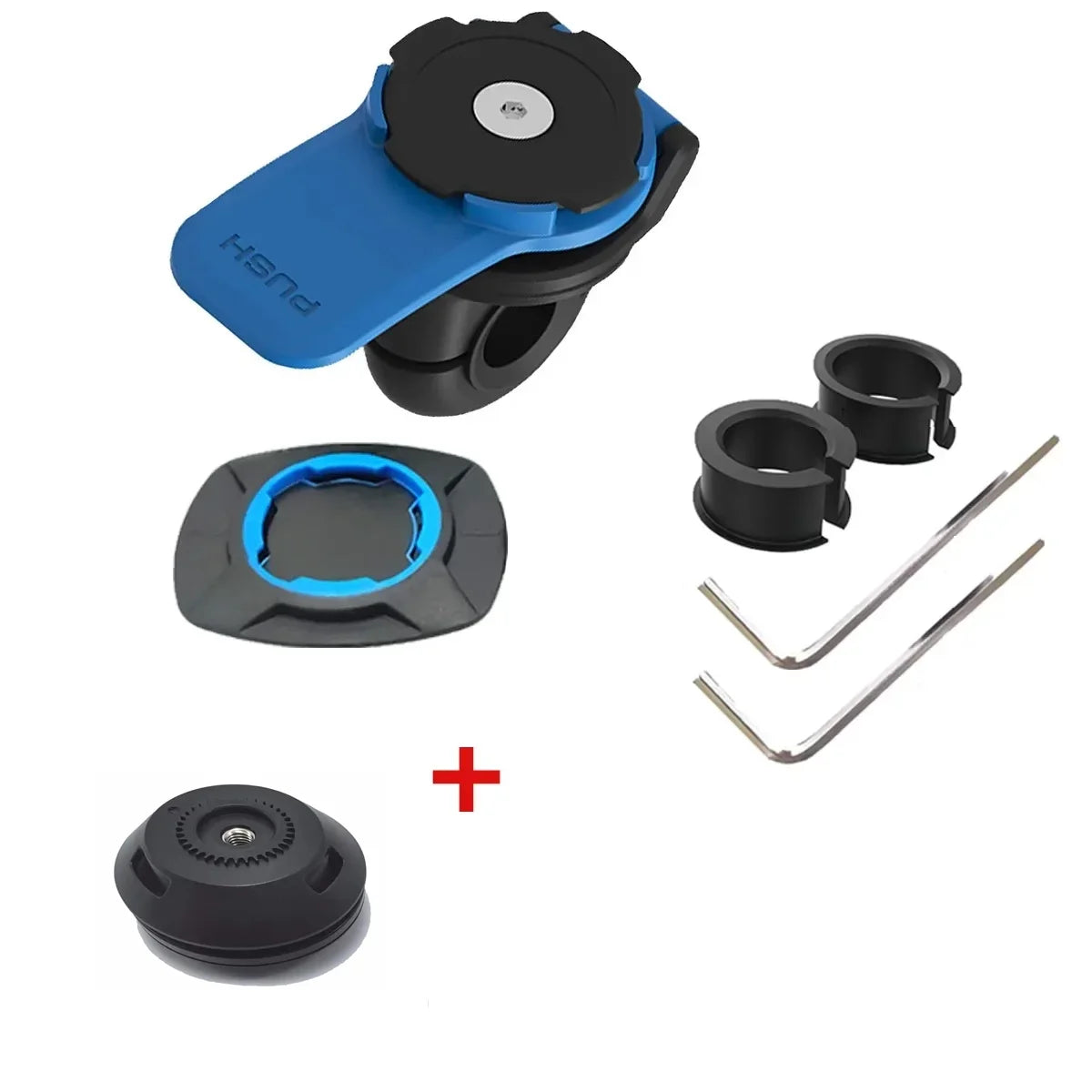 Phone Holder Rearview For Motorcycle Handbar Mirror Mount Support Shock-resistant Bicycle Scooter Bike Security Quick Lock Stand