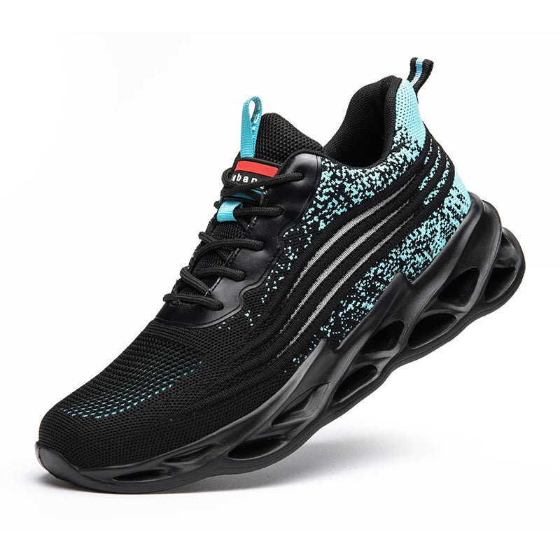 2025 New Work Shoes Man Work Sneakers Steel Toe Shoes Anti-smash Anti-puncture Safety Boots Breathable Women Protective Shoe