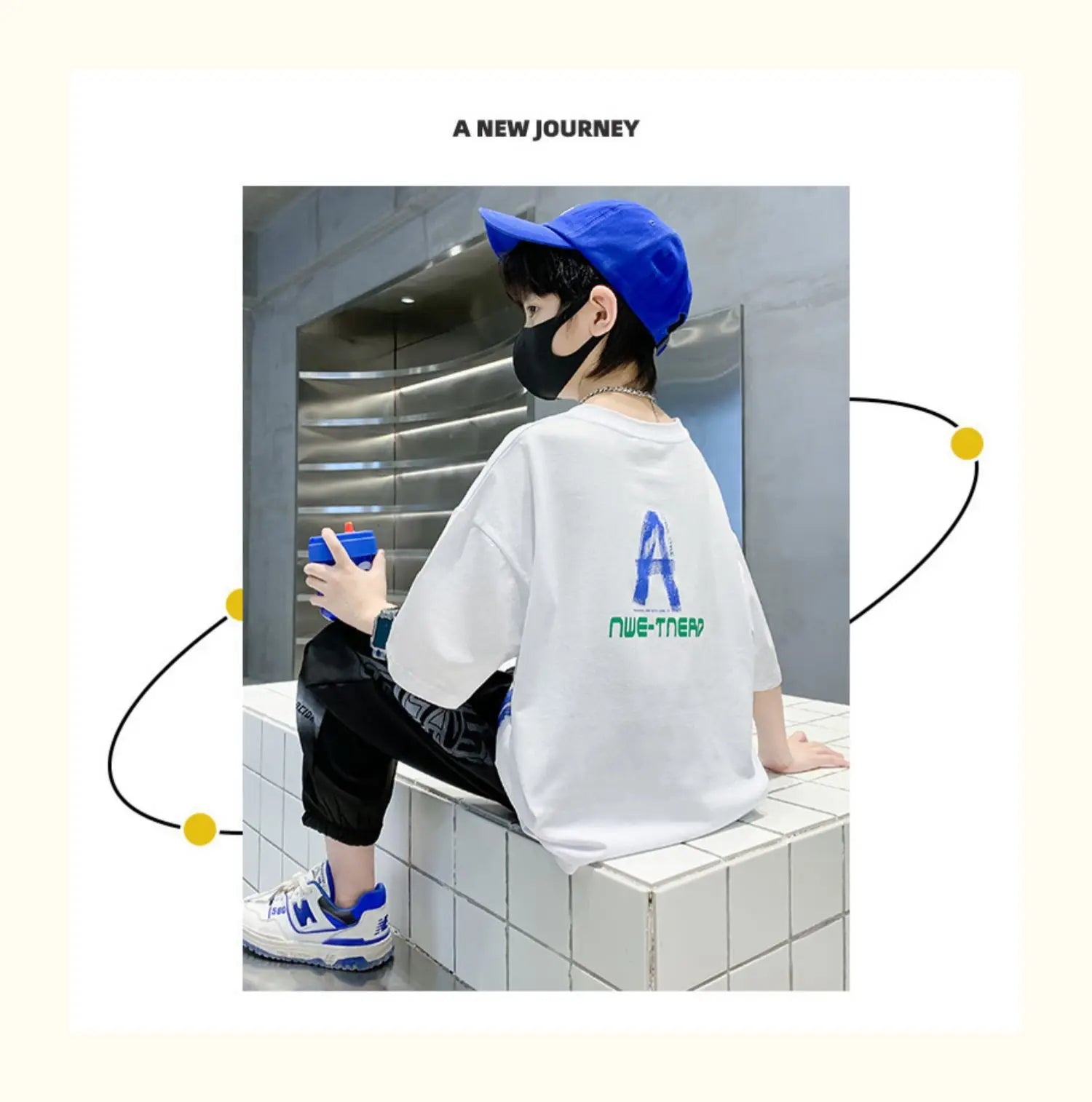 2025 summer Teenager Boys Clothes Casual Kids Tracksuit Child t shirt + Ankle-tied long pant 4 5 6 7 8 9 10 12 11 13 14 Year