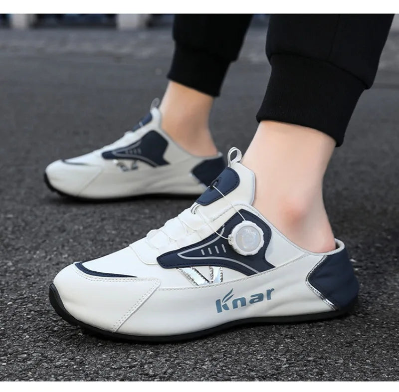 Zapatos de Hombre Moda Verano Suela Blanda Medias Pantuflas Casuales Versátiles Zapatos de Hombre de Moda Tendencia Zapatos Baotou para Exteriores