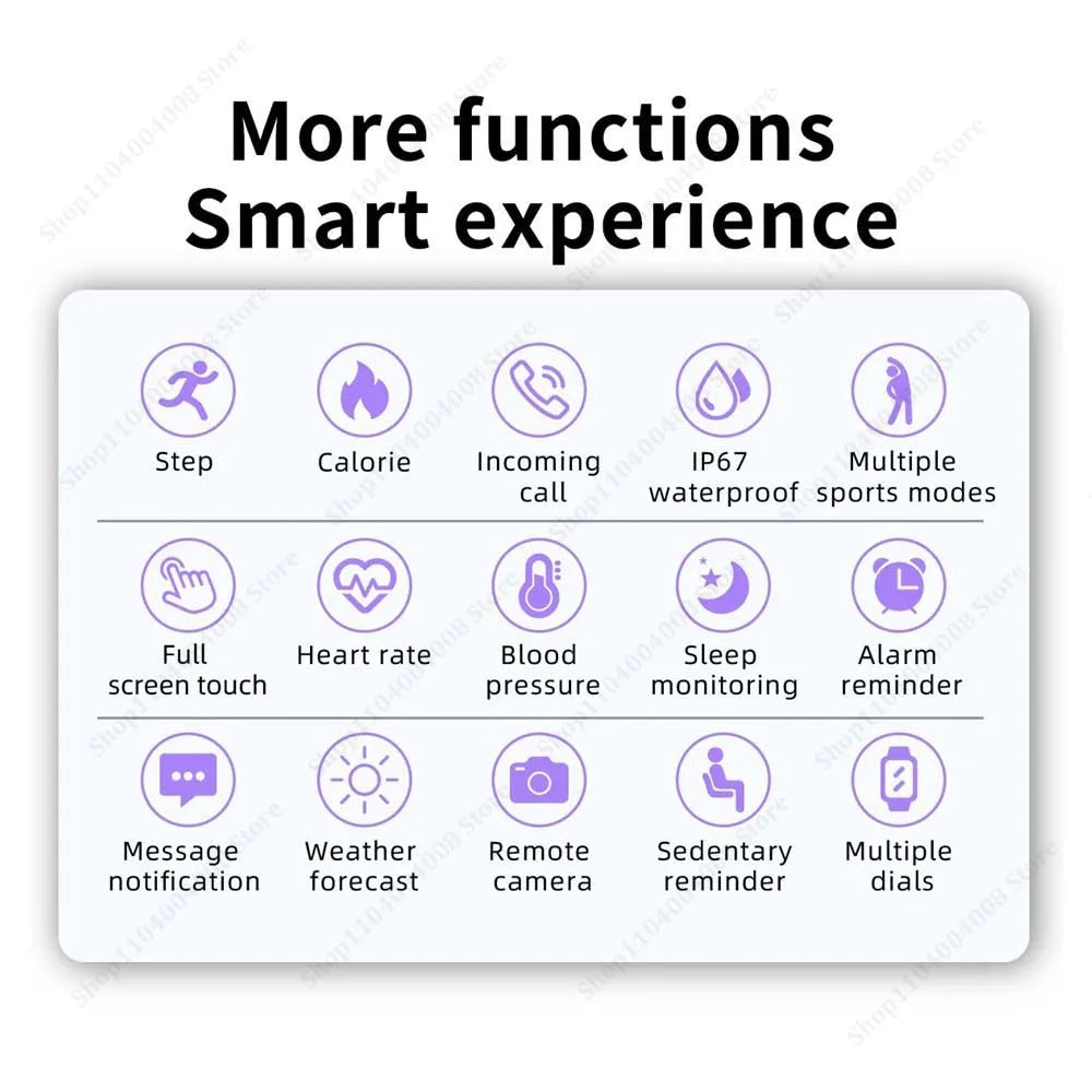 2025 New Smart Watches Men Full Touch Screen Sport Fitness Watch IP67 Waterproof Bluetooth For Android ios Smartwatch Women Box