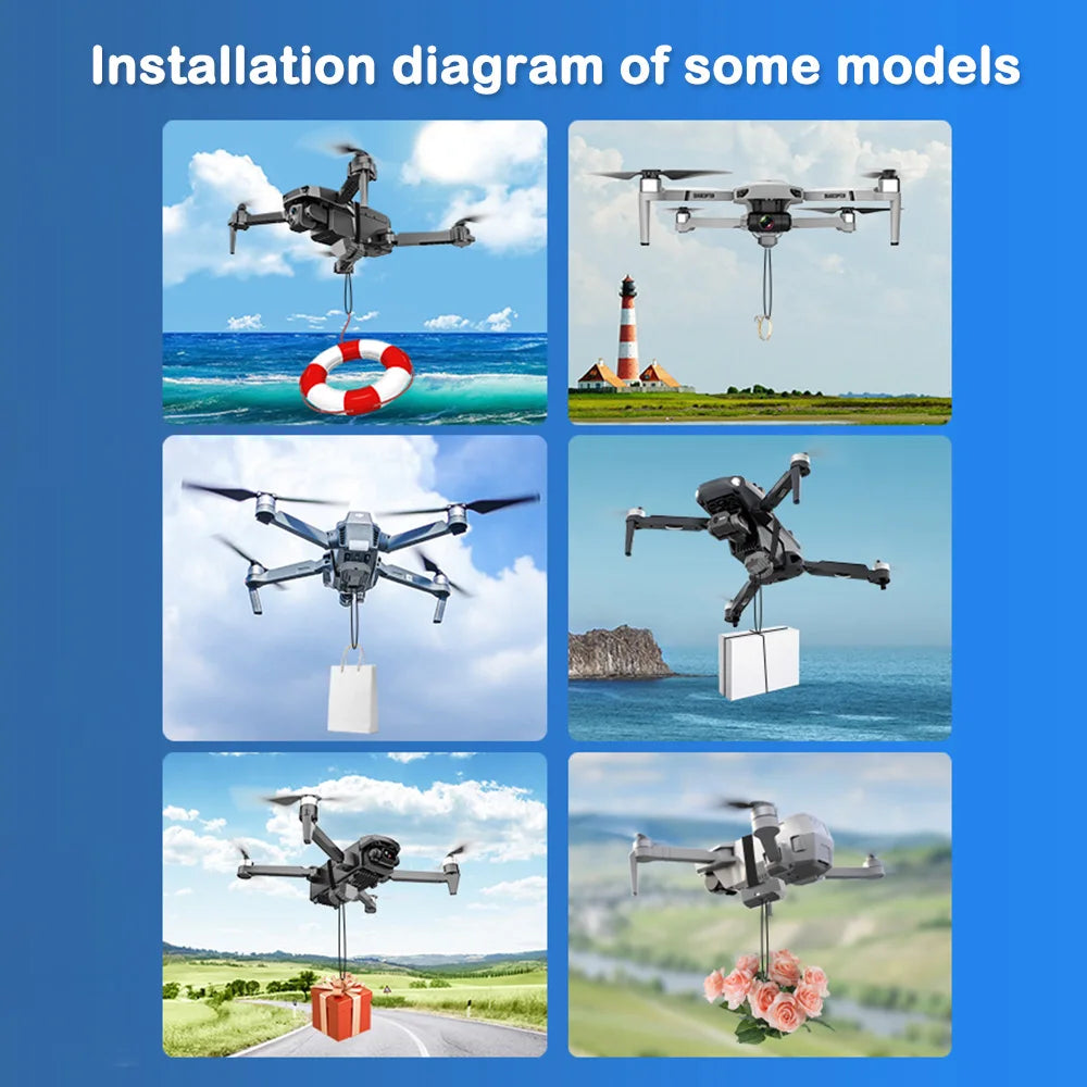 Système universel de largage de drones 2.4, télécommande, livraison de charge utile générale, dispositif de largage d'air, accessoires pour drones