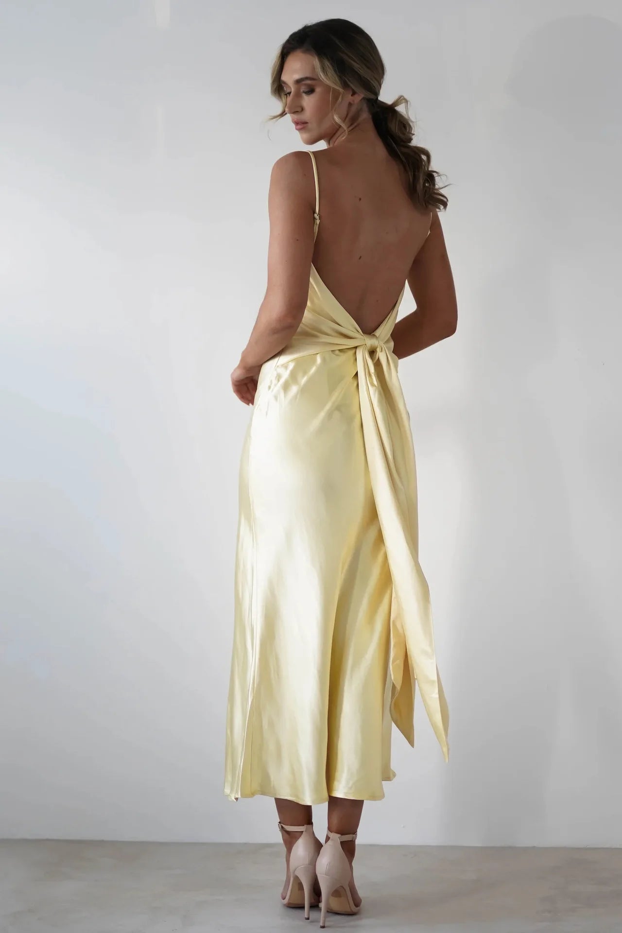 New Dresses  Woman Fashion Summer Women's Clothing Sexy Halter Satin Fashion Strappy Skirts