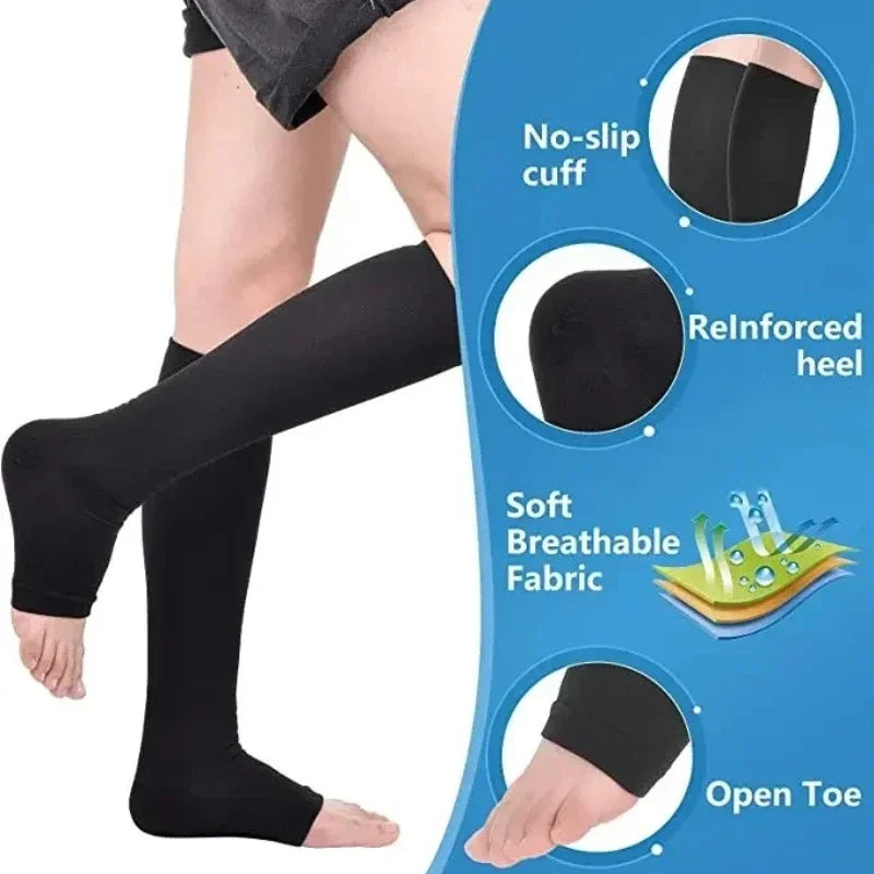 Men Women Compression Socks Prevent Calf Varicose Veins Soreness Pressure Cycling Professional Leg Support Nurse Socks