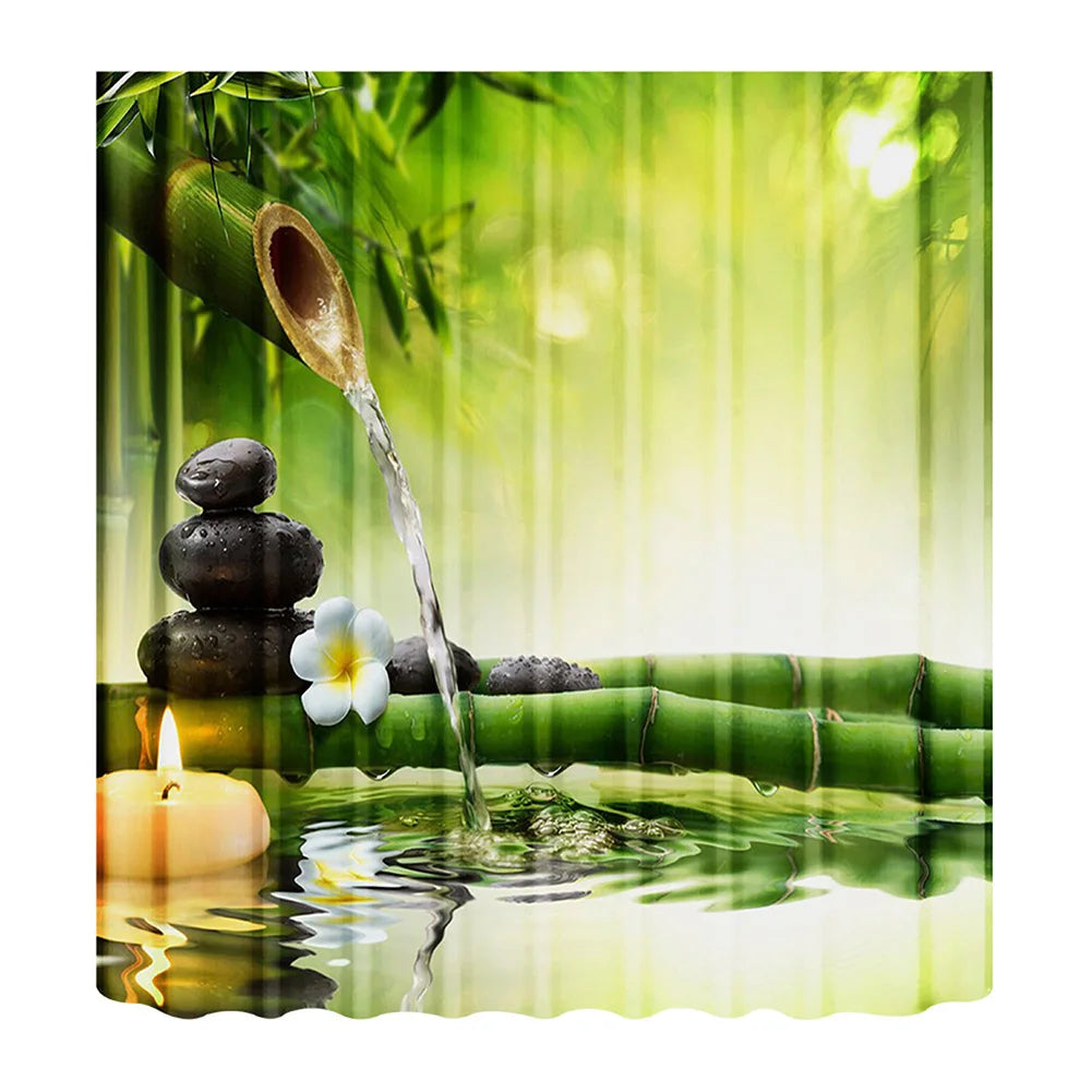 180-230cm Shower Curtains Waterproof Heavy Duty Thick Fabric Bath Curtain for Hotel Bathroom Bathtub Solid White Private Cover
