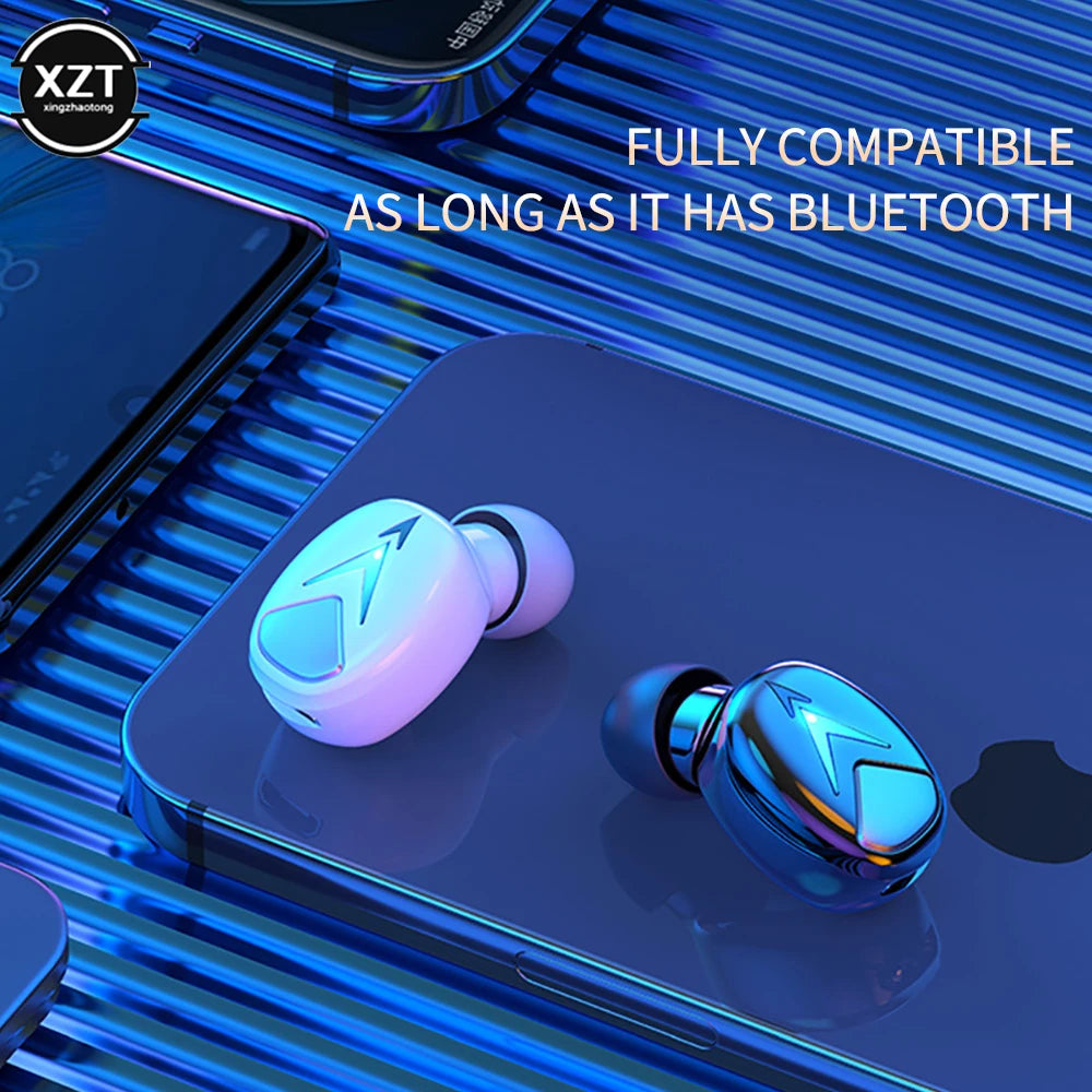 New Mini Invisible Bluetooth 5.0 Headphone TWS Wireless Sports Earphone Handsfree Single Headset Microphone For Smartphone