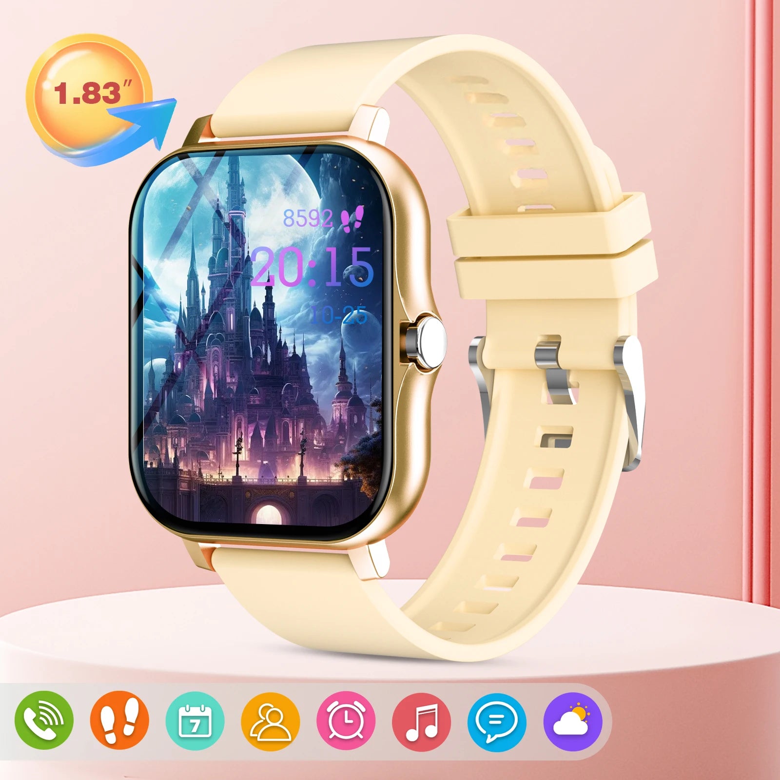 Smartwatch: llamadas inalámbricas, seguimiento de actividad física y comodidad diaria