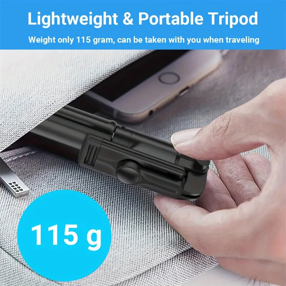 BSLIUFANG Selfie Stick Tripod Extendable Wireless Bluetooth Remote Portable Smartphone Stand Mount For iOS Android Phone