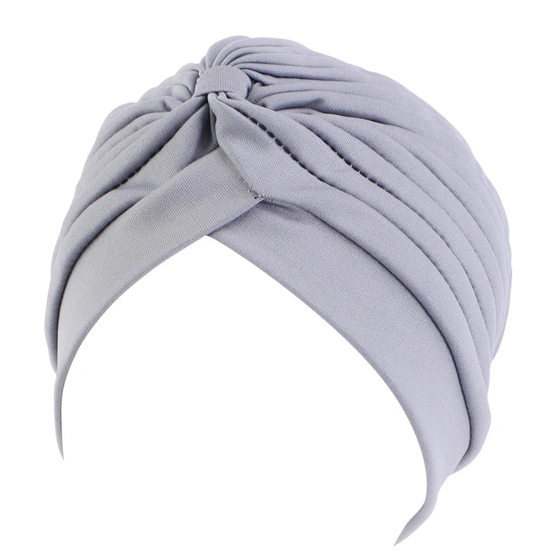 Knotted Ruffle Turban
