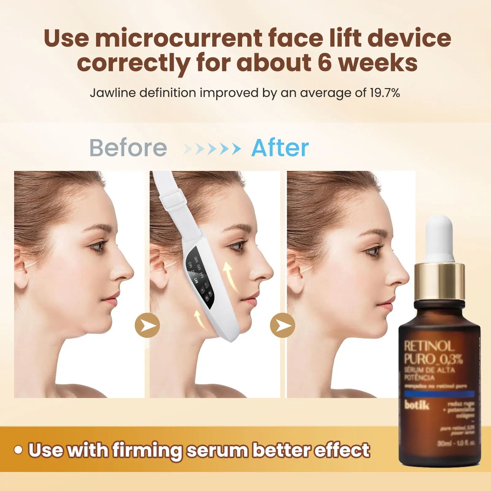 Dispositivo de masaje facial LED