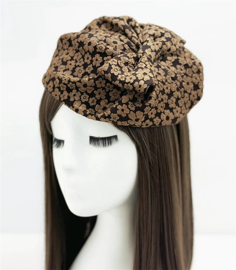 2025 Fashionable and Elegant Black Top Hat Hair Accessories Retro Women's Evening Headwear Bridal Headwear Headband Accessories