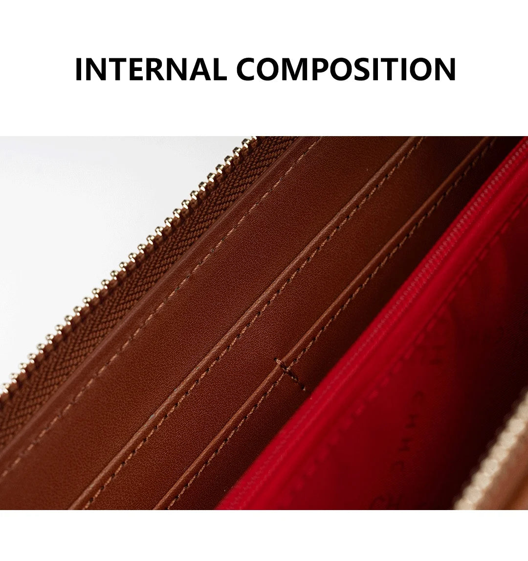 CH High Quality Exquisite Compact Women's Wallet Elegant Convenient With Fashion Niche Light Luxury Brand Wallet