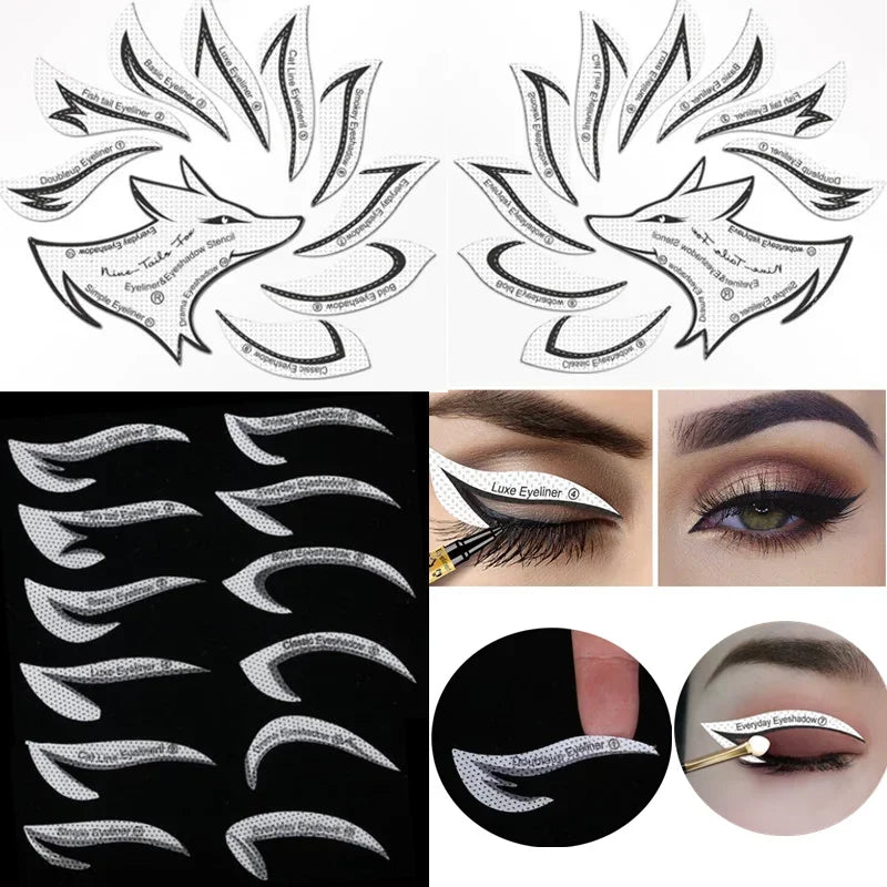 Pochoir eyeliner ailé