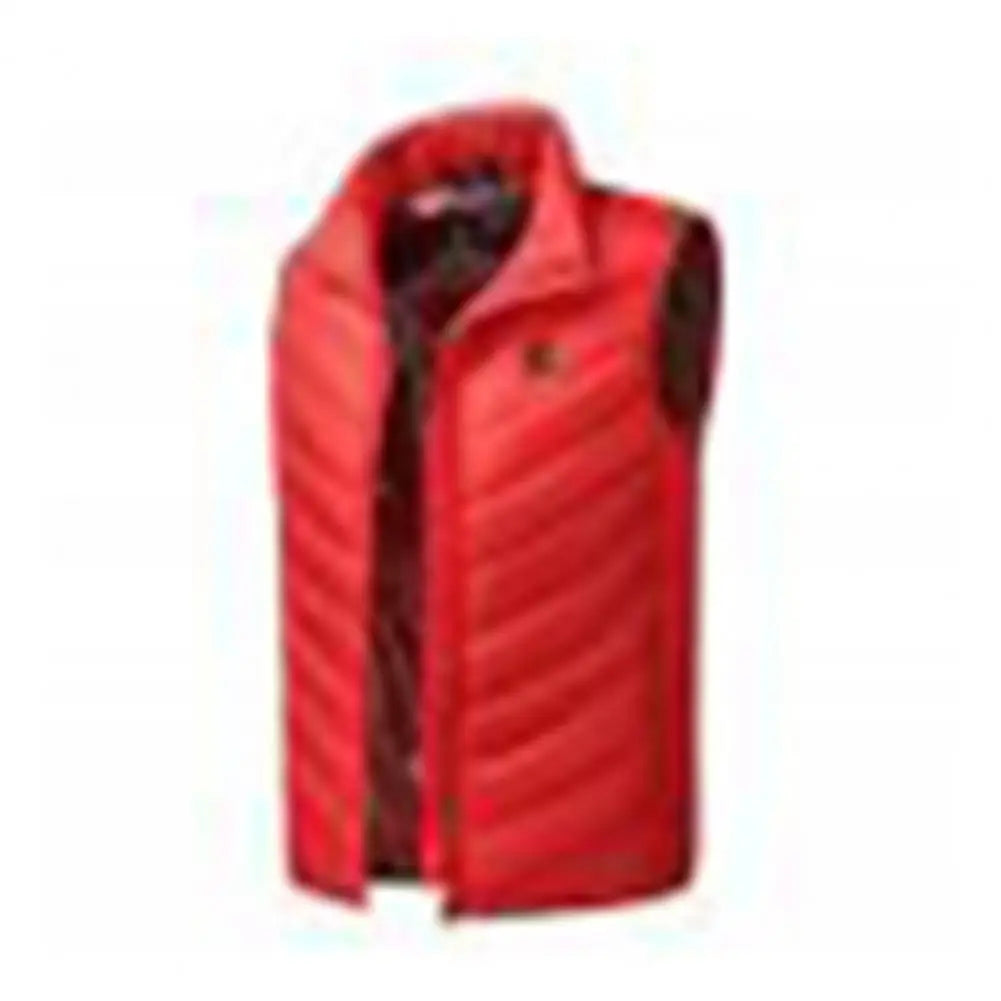 Gilet chauffant intelligent USB pour homme, veste rembourrée en coton, à température constante, pour l'automne et l'hiver