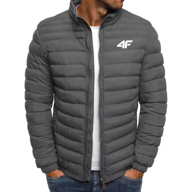 Men's Short Puffer Jacket Light Casual Parka Winter Trend S-3XL - Fashionable Men's Outerwear