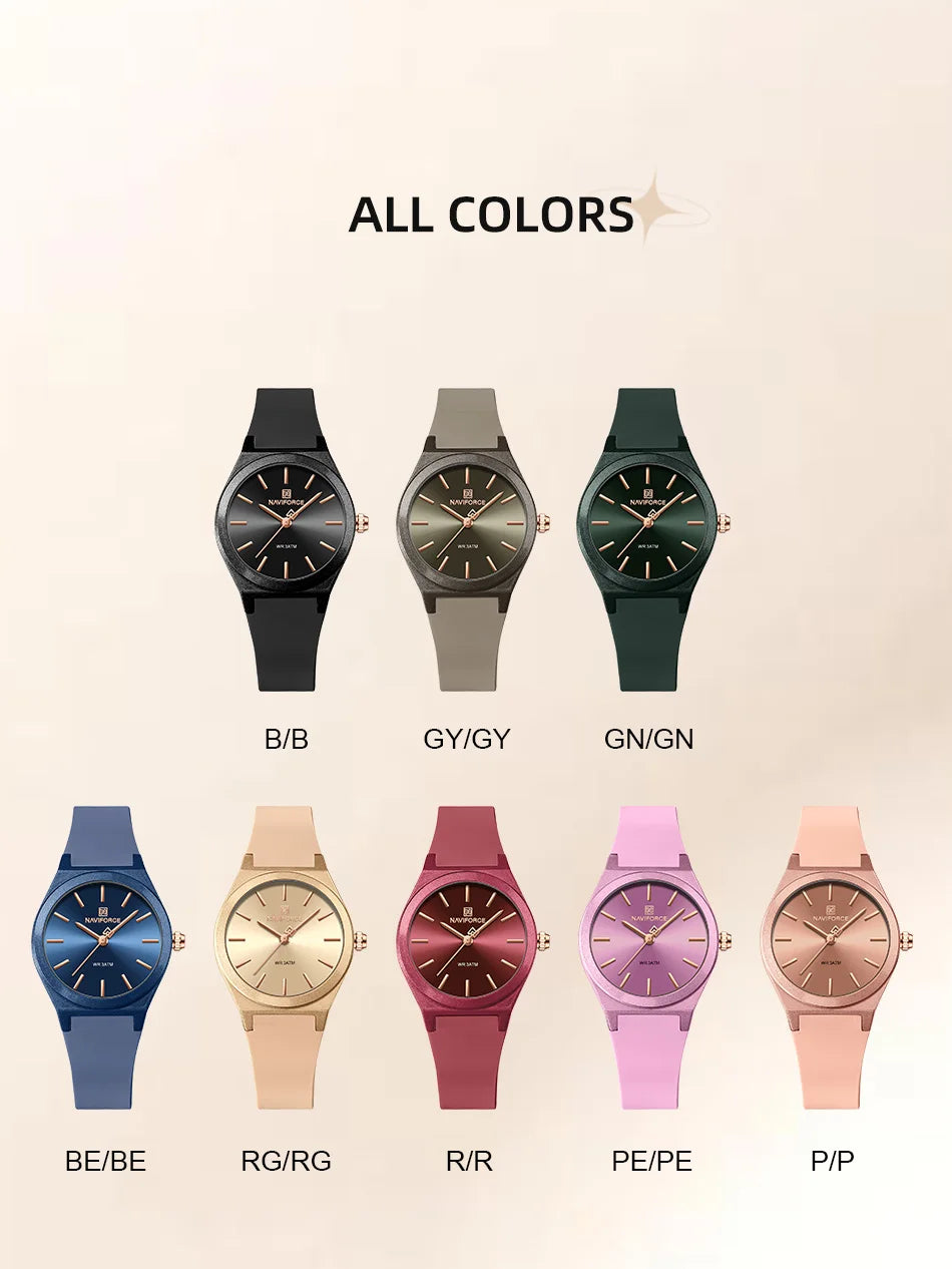 NAVIFORCE Women Watches Luxury High Quality Quartz Watch Ladies Creative Clocks Waterproof Female Wristwatches Relogio Feminino