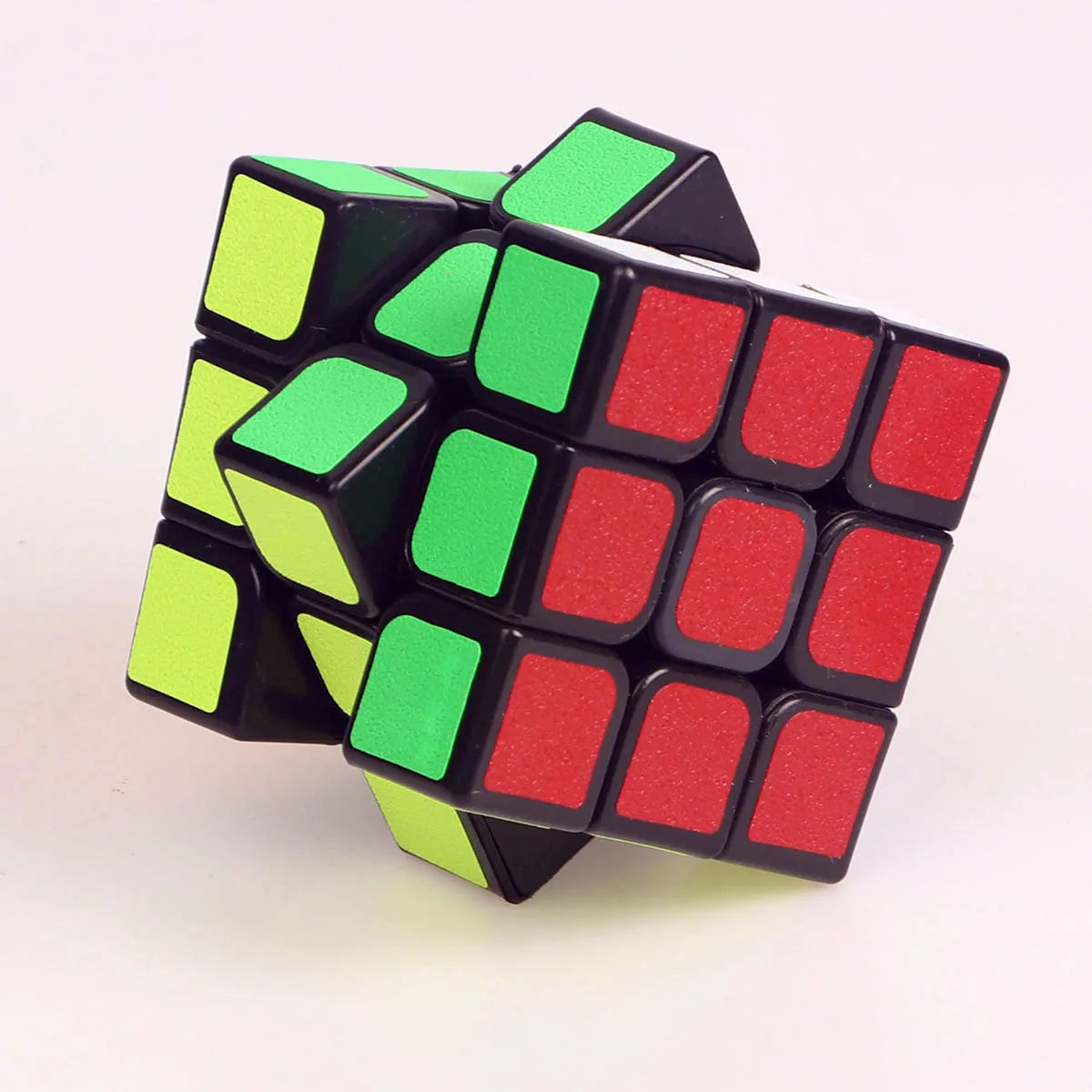 3x3x3 3D fun stress relief brain boosting puzzle professional smooth speed game color blocking children's toy gift