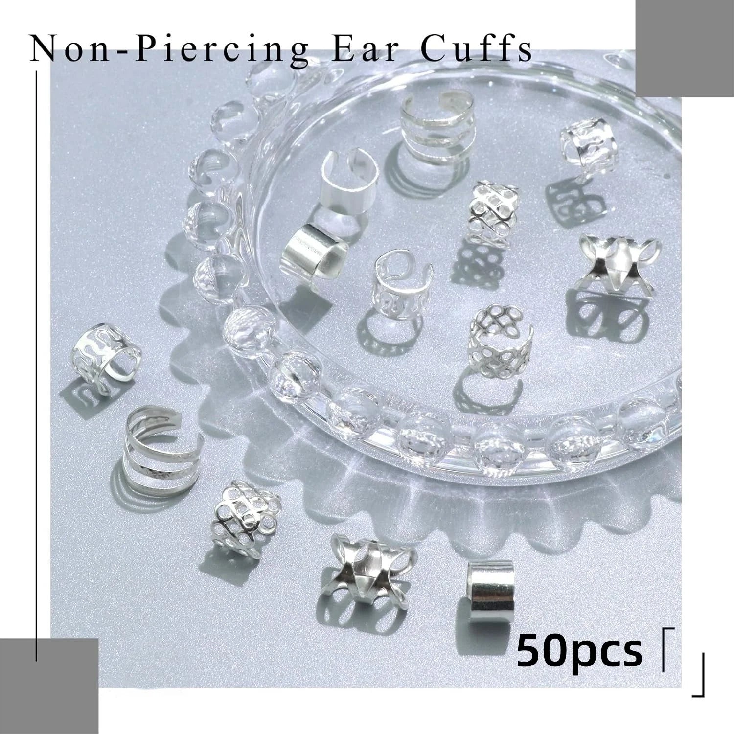 Set de Joyas para Trenzas (50 Piezas)