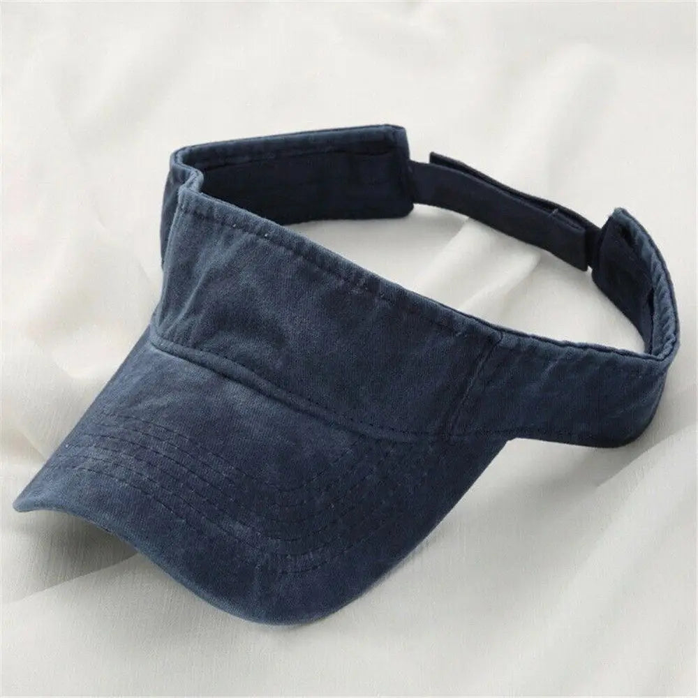Fashion Men Women Sun Visor Casual Baseball Hat Adjustable Sports Hat Tennis Golf Sport Headband Summer Beach Cap