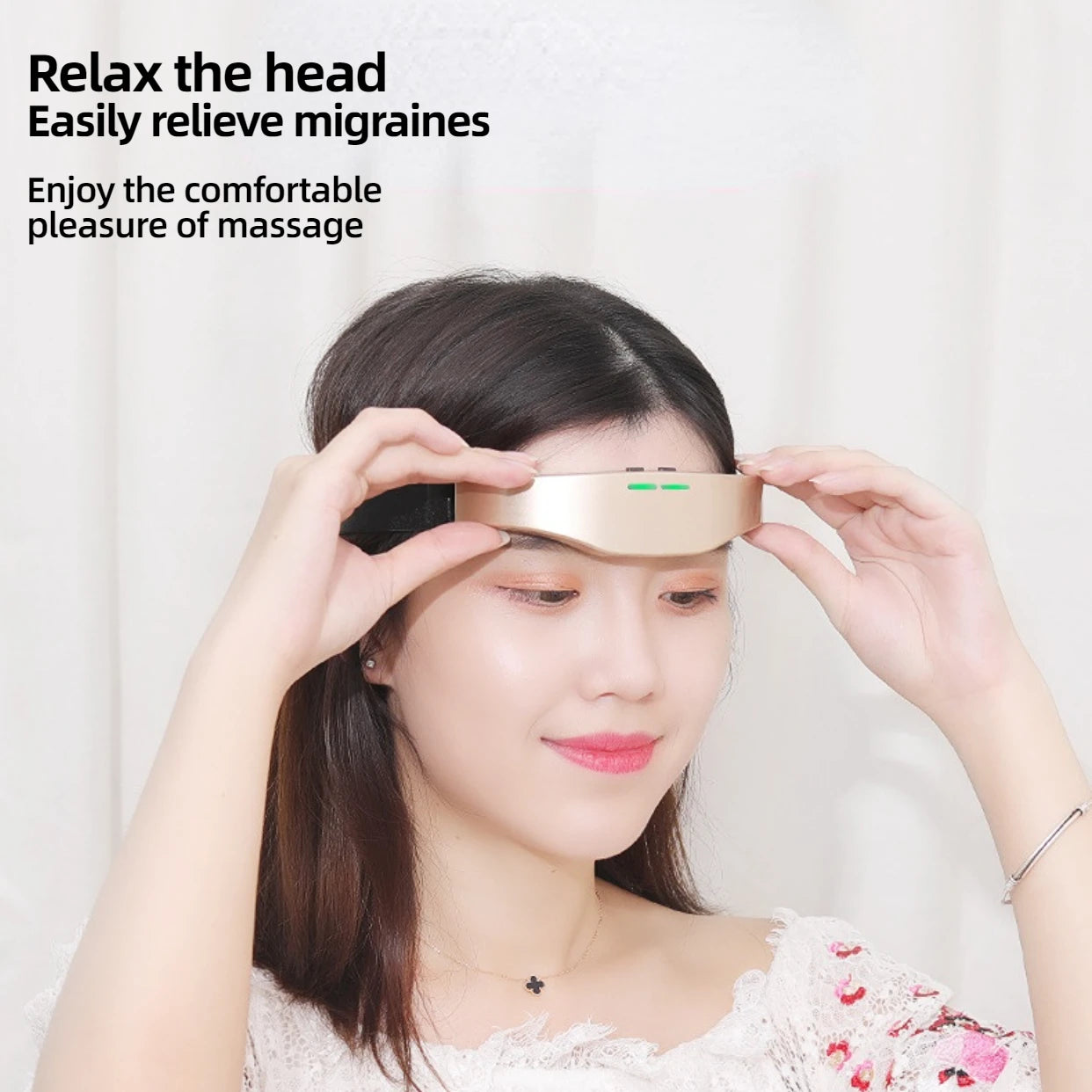 Electric Head Massager Headache and Migraine Relief Physiotherapy Antiestres Insomnia Relax Therapy Sleep Monitor Health Care