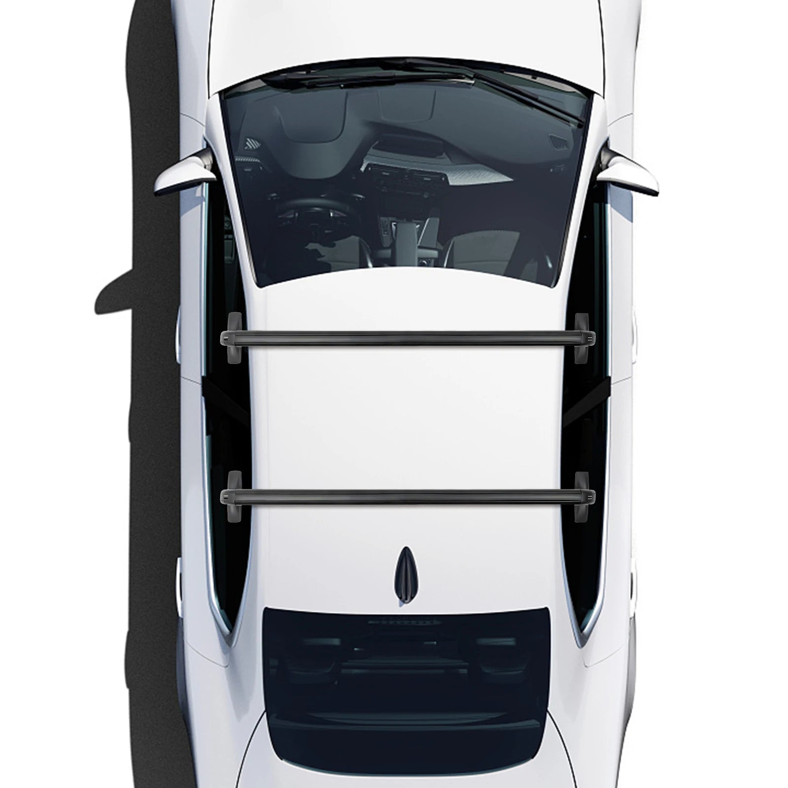 Universal Car Roof Rack with Lock 100cm Aluminum Roof Rack Luggage Carrier Universal Use for 4 or 5 Door Cars