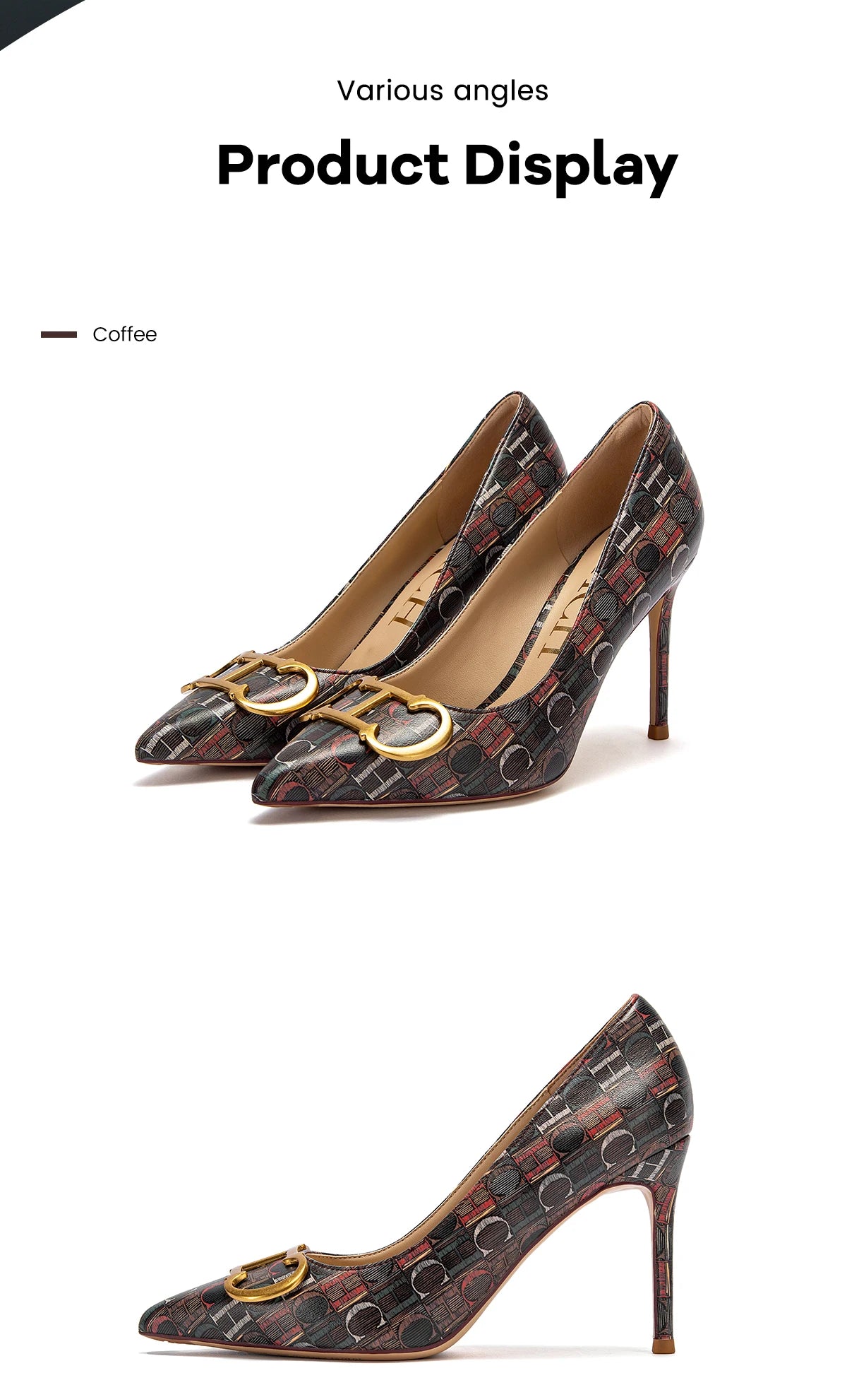 women's shoes high heels Luxury brand business casual single shoes fine high heel pointed head