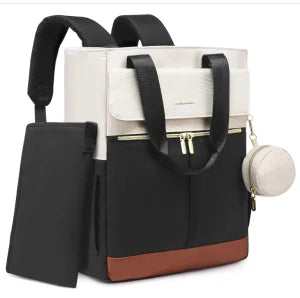 Laptop bag, travel and leisure mommy bag, diaper bag, men's and women's fashionable backpack