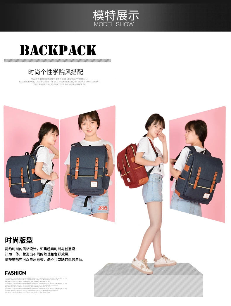 Backpack, Casual Large-Capacity Laptop Bag, Student School Bag, Multi-Functional Bag, Outdoor Travel Backpack, Unisex Bag