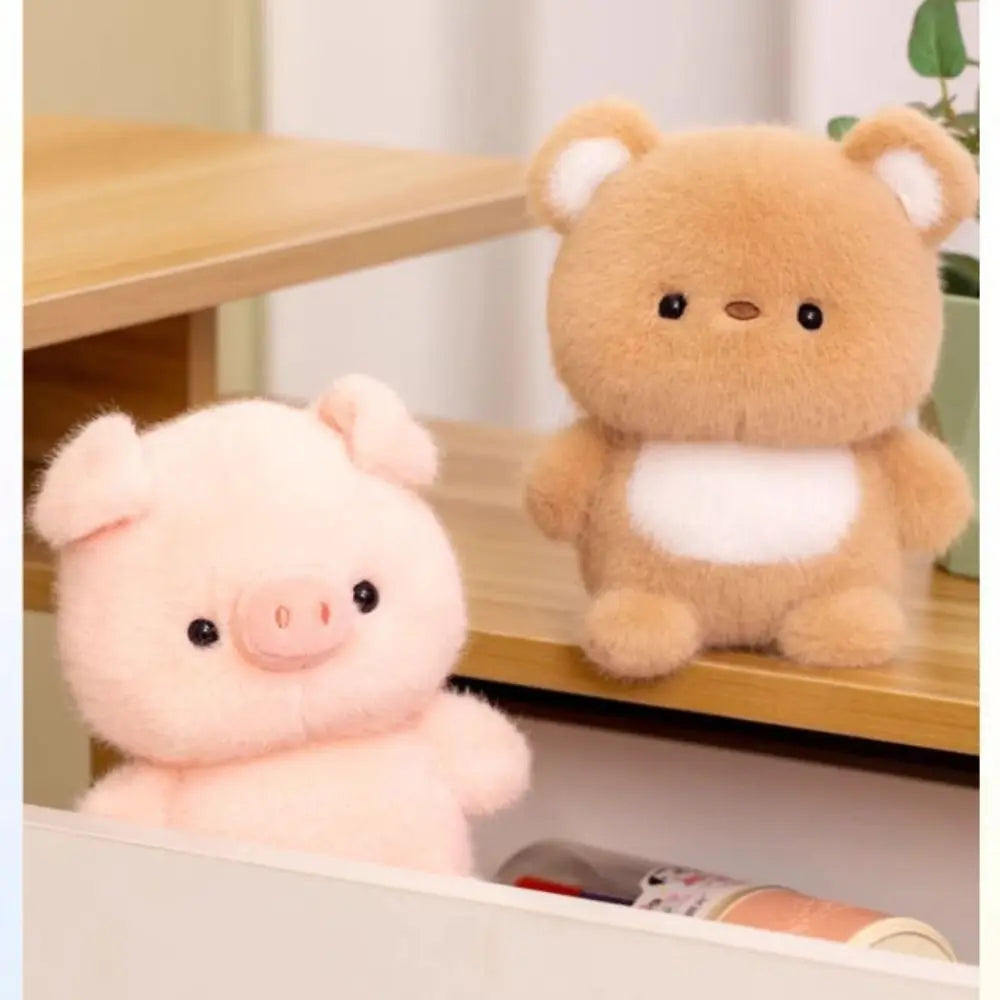 Cute 16cm Plush Companion Doll Fashion Stuffed Animal Pillow Super Soft Plush Bear Elephant Animal Plush Toy Sleeping Gift