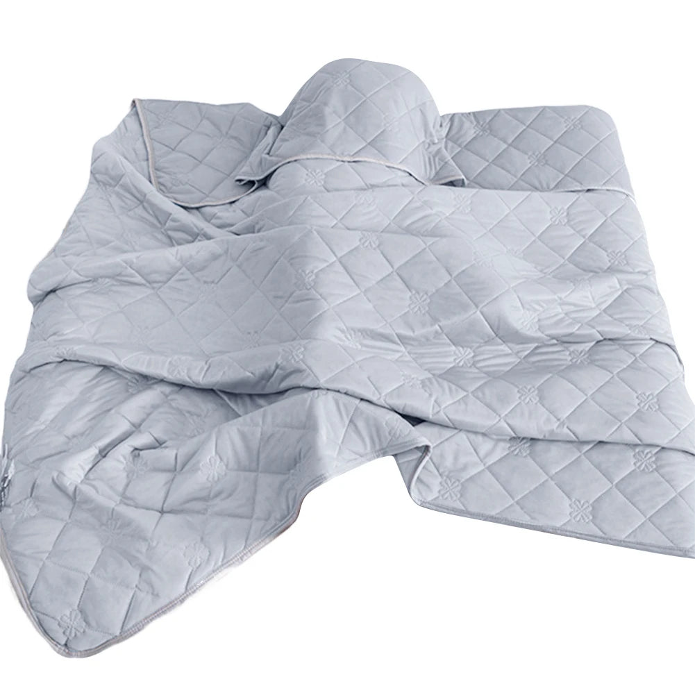 Cooling Blanket for Bed Silk Air Condition Comforter Lightweight Cooled Summer Quilt with Double Side Cold&Cooling Fabric GradeA