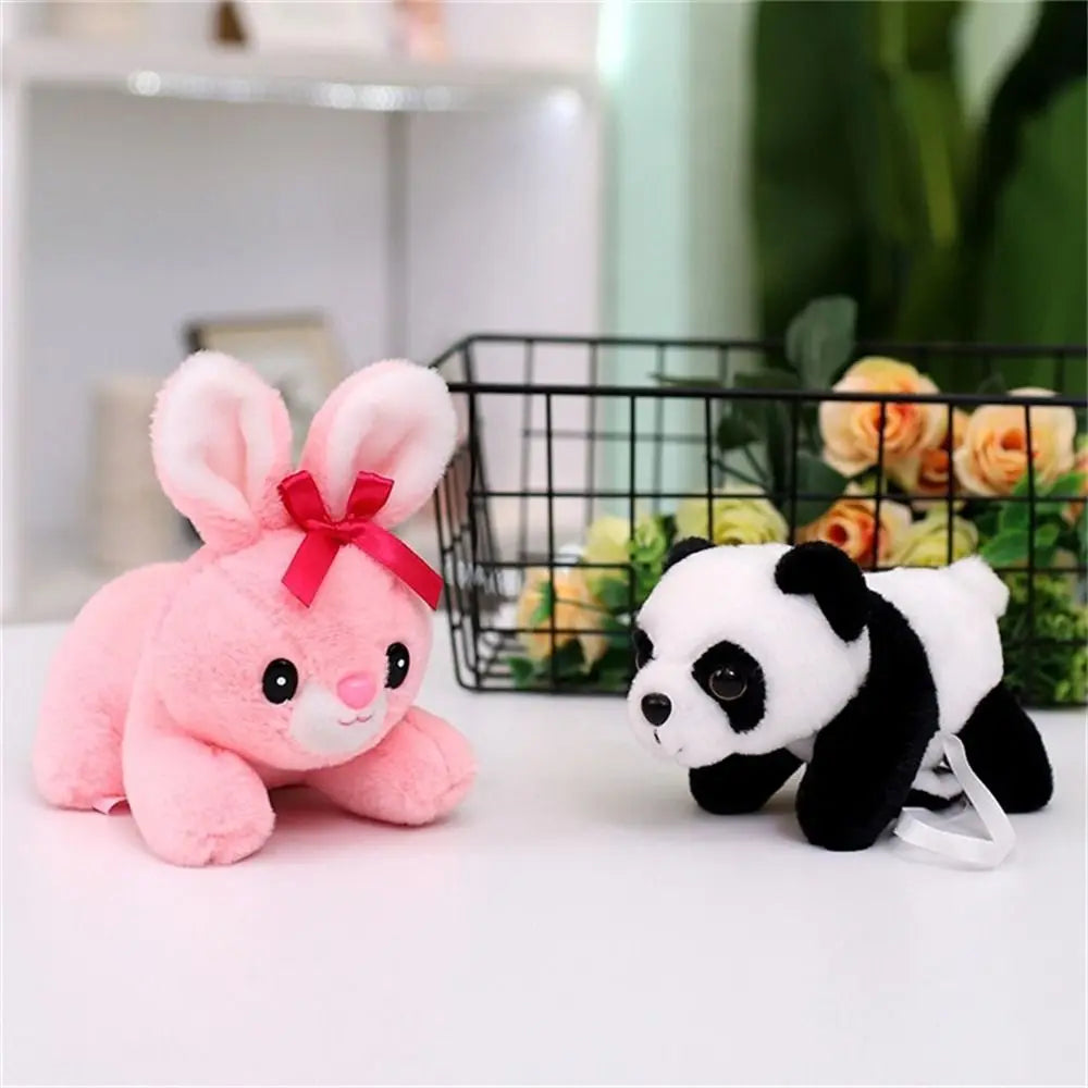 Stuffed Animals Magnetic Shoulder Plush Raccoon Clip on Shoulder Plush Doll Cute Vivid Decorative Animal Plush Toy Kids Gift